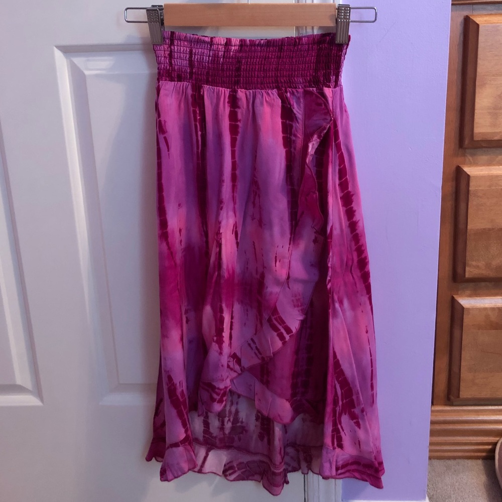 purple skirt